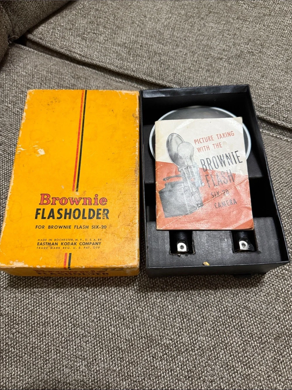Brownie Flasholder For Brownie Flash SIX-20 original Box and instruction book